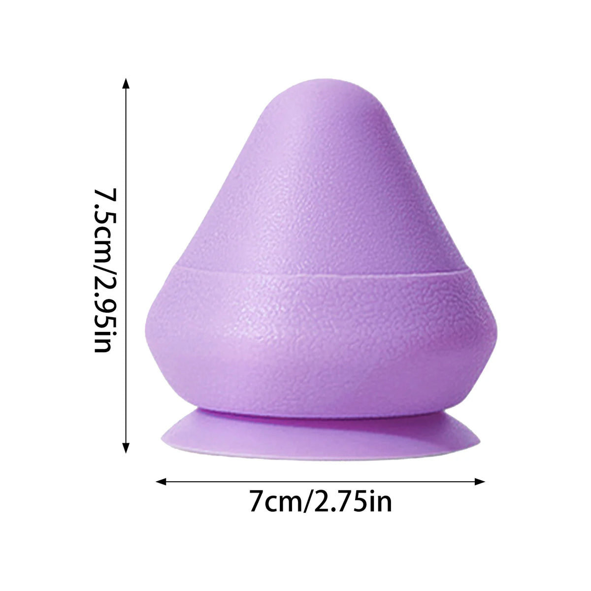 Muscle Release Massager Ball Shoulder Neck Relaxation Adsorption Massage Ball Rubber Massage Cone Solid Ball For Hands Palm Back