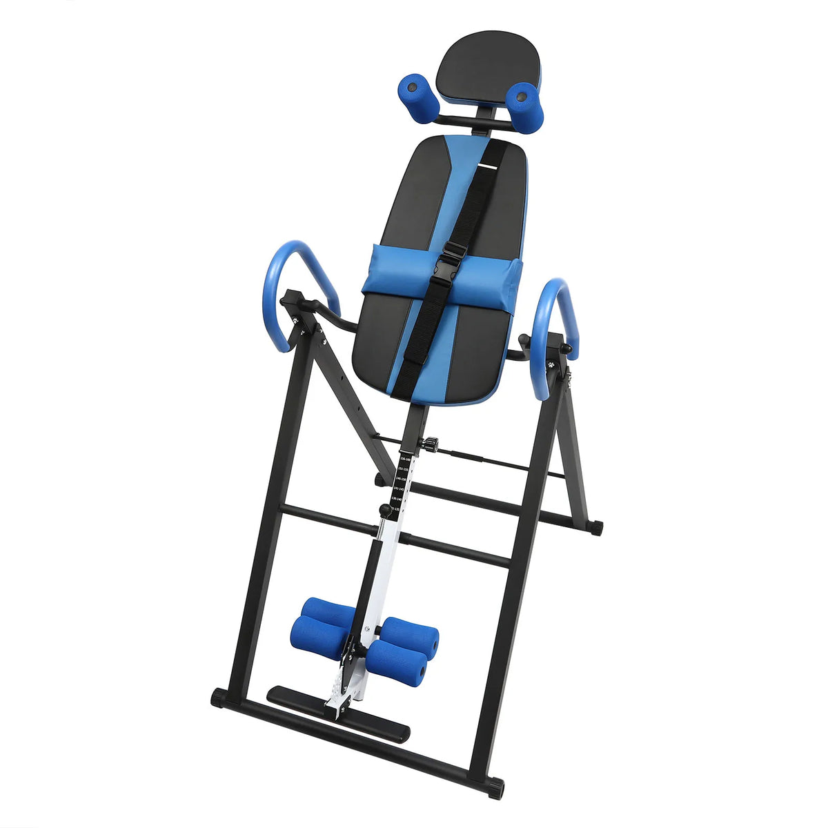 Black / Red / Blue Inversion Table, Flip Training Equipment, Home Use Back Stretcher, Steel Frame, Adjustable Inverted Bench, Thickened Shoulder Support, Secure Lock System, Anti-Corrosion, Durable, Easy Assembly, Fitness Spi