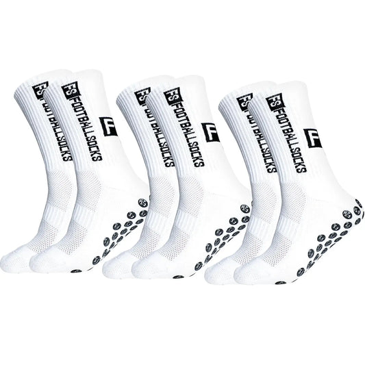 Non-Slip Football Socks 4 Pairs Soft Cushion Soccer Sports Socks for Training Football Matches Best Choice 2026