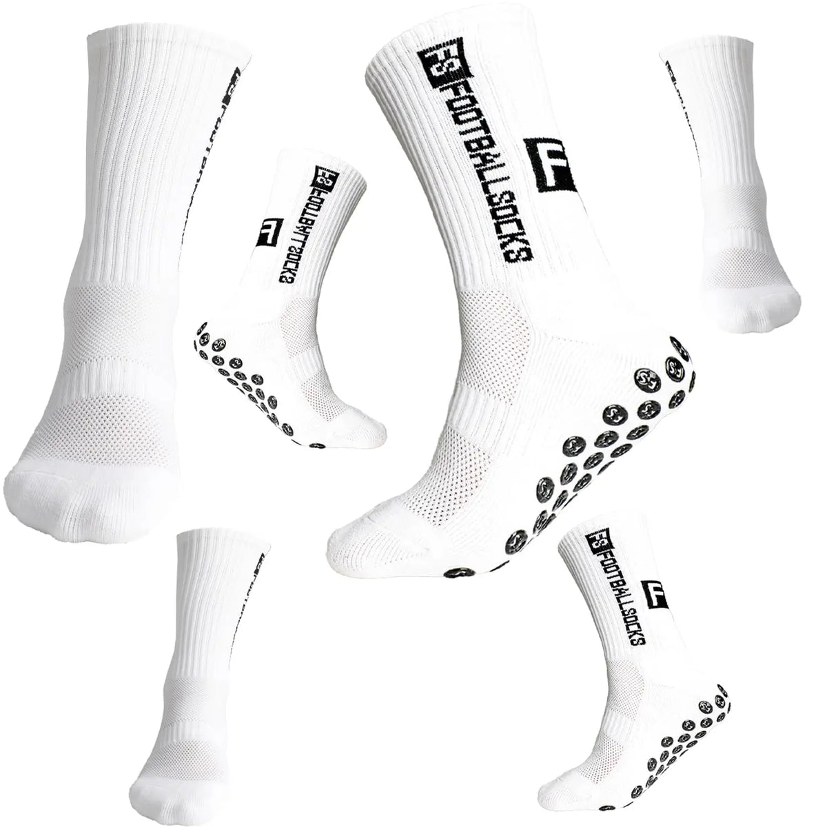 Non-Slip Football Socks 4 Pairs Soft Cushion Soccer Sports Socks for Training Football Matches Best Choice 2026