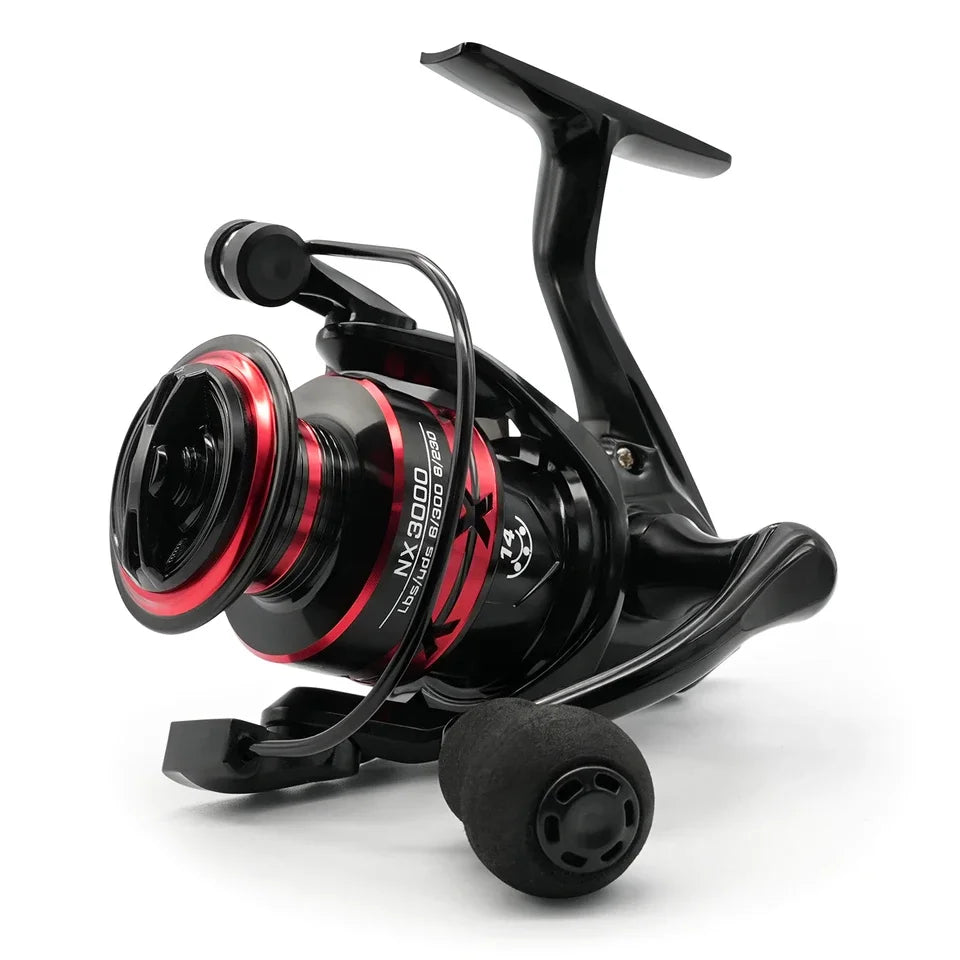 NX Spinning Fishing Reels For Saltwater Freshwater Metal Spool Left/Right Interchangeable Trout Carp Fishing Tackle