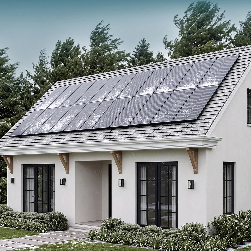 RVPOZWER 100W Solar Panels A+ N-Type Monocrystalline Solar Cell Household Outdoor Camping 23.2% High-Efficiency PV Power
