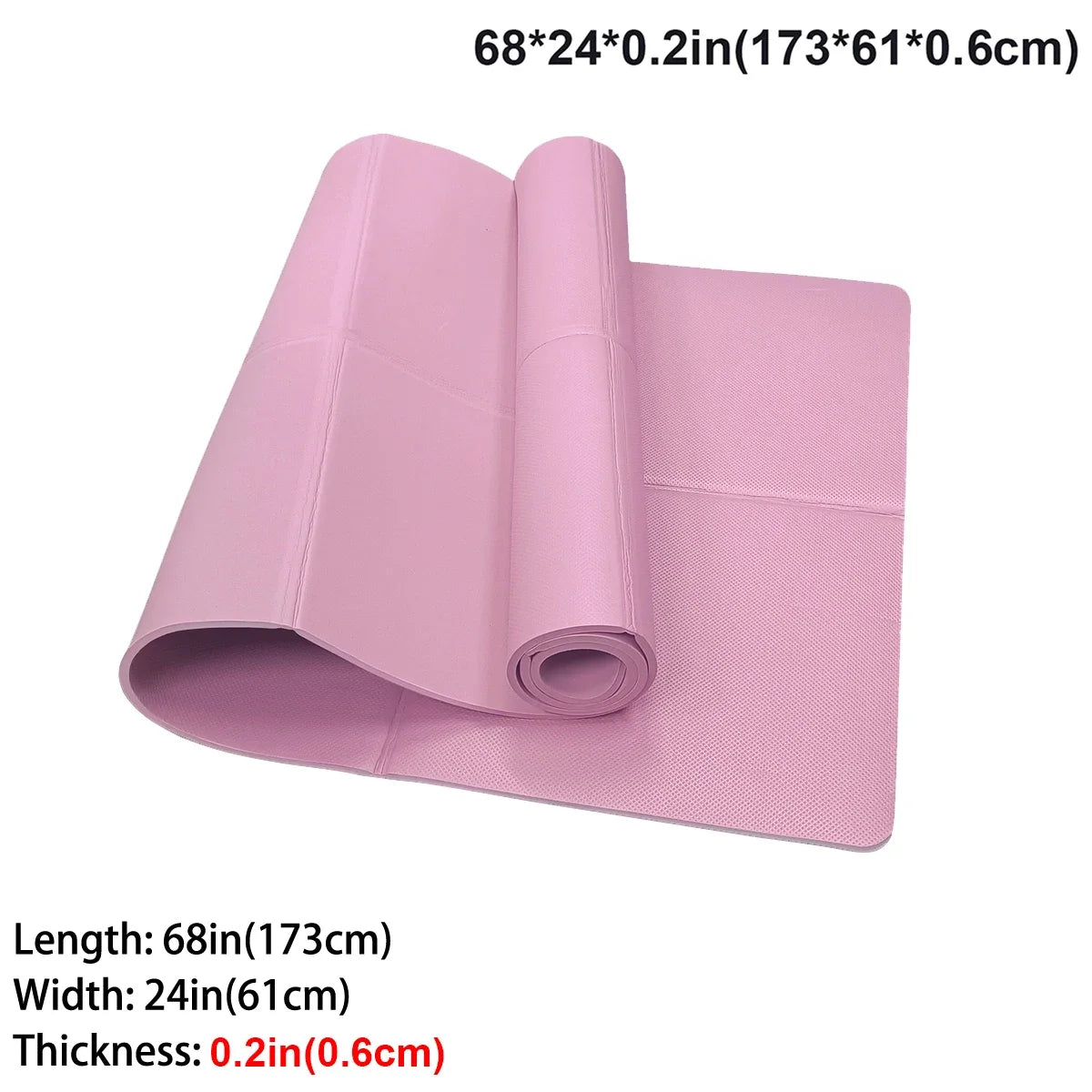 Eco Friendly Foldable Yoga Mat For Travel And Home Workouts