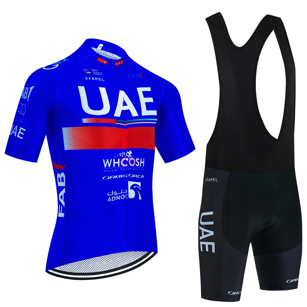 UAE Cycling Maillot Jersey Shorts Set For Men And Women