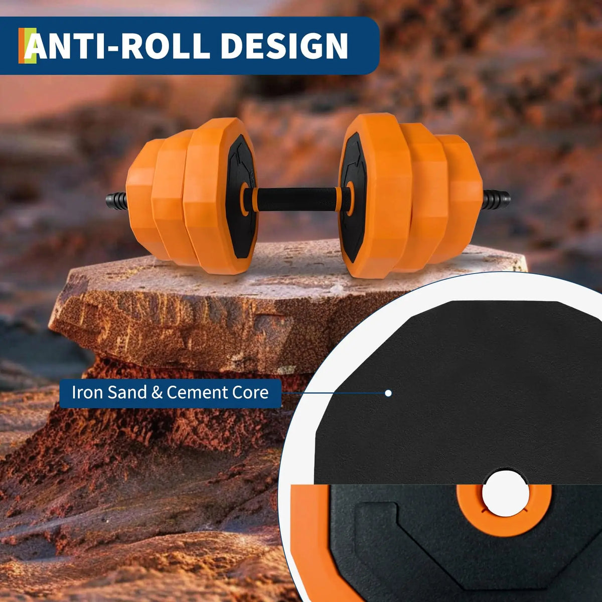 Adjustable Dumbbell Set With Barbell Kettlebell And Push Up Stand
