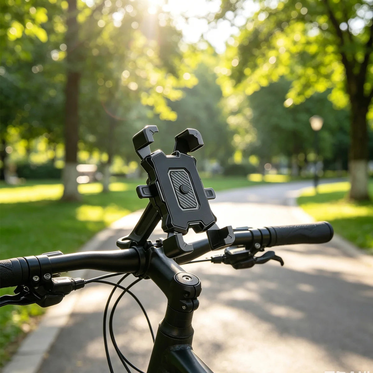 Bike Phone Holder 360° Rotatable Universal Bicycle Motorcycle Phone Holder Stand Shockproof Bracket GPS Clip For iPhone Samsung
