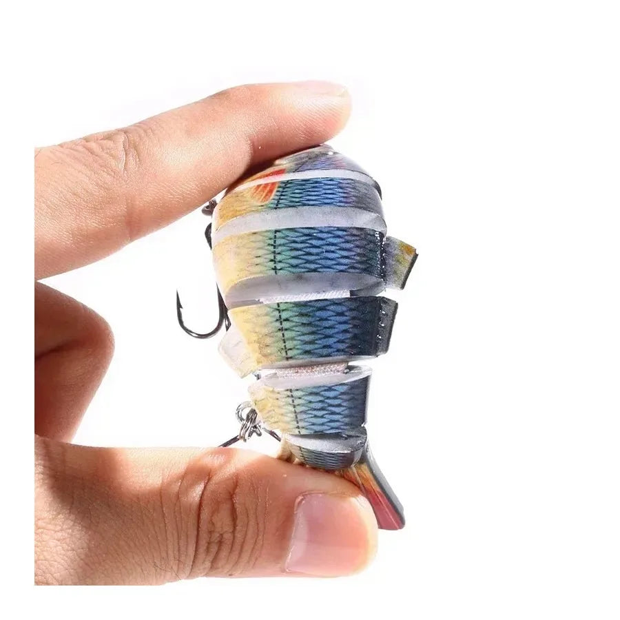 6 Segment Multi Jointed Fishing Lure Sinking 10cm 17.5g Swimbait Artificial Wobbler Crankbait Hard Bait Pesca Tackle 5