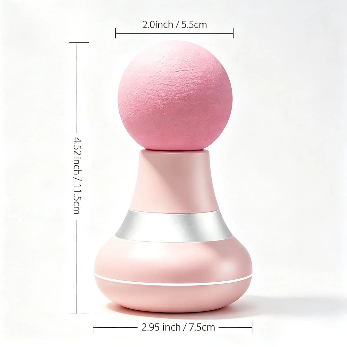 FORICOM Mini Massage Gun Deep Tissue, Lightweight Handheld Percussion Massager for Travel and Office Use-Pink body massager massager gun massage apparaat elektrisch