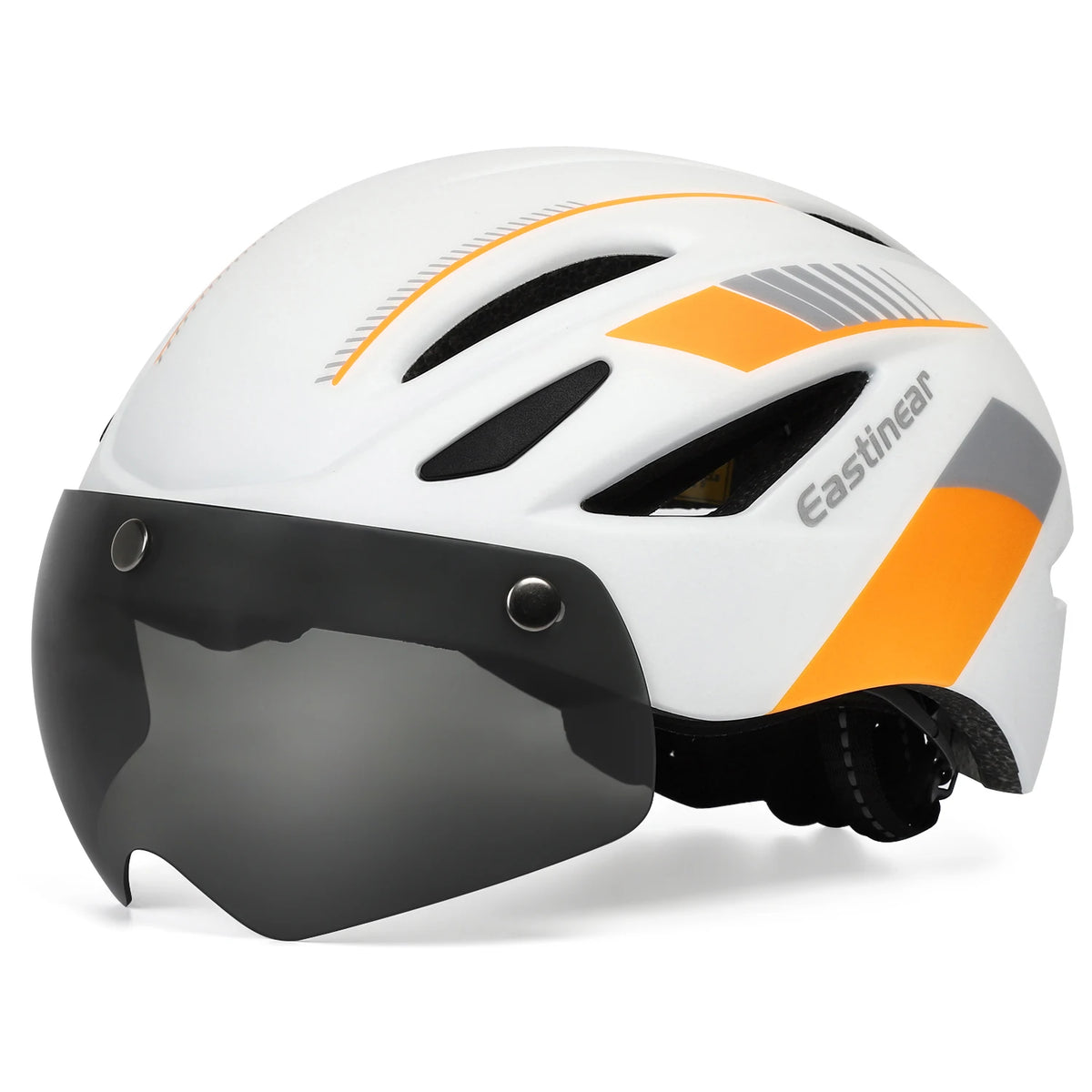 MTB Bike Helmet with Magnetic Goggles for Men Women Adults Bicycle Safety Caps with USB LED Taillight Mountain Road Bike Scooter Racing Cycling Helmets