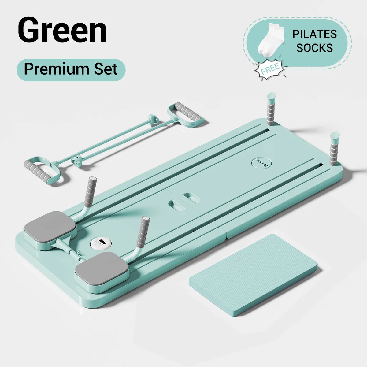 UMAY Multifunctional Home Pilates Board Adjustable Resistance With Timer Core Training Fitness Equipment