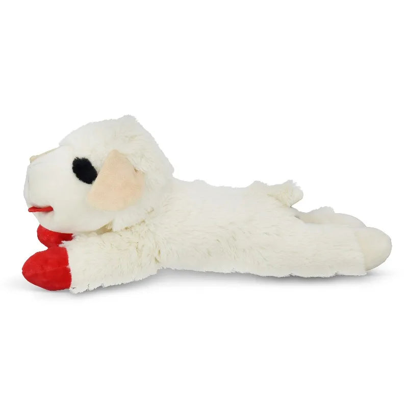 Jumbo Lamb Chop Plush Dog Toy with Squeaker, 18 inches