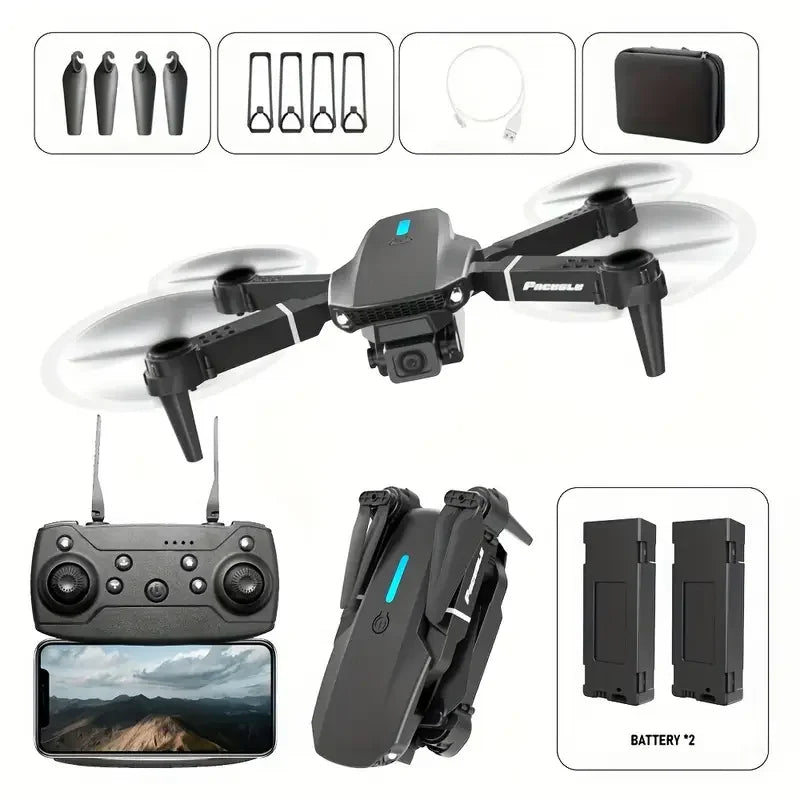 4K Pro Drone With Wide Angle Dual HD Camera Foldable