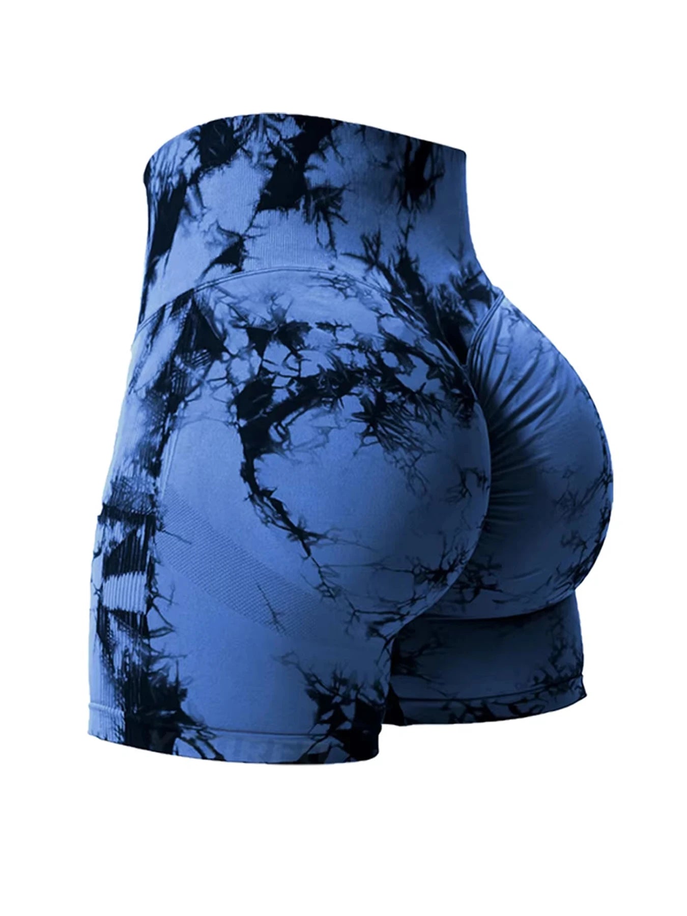 CHRLEISURE Tie Dye Butt Lifting Gym Shorts