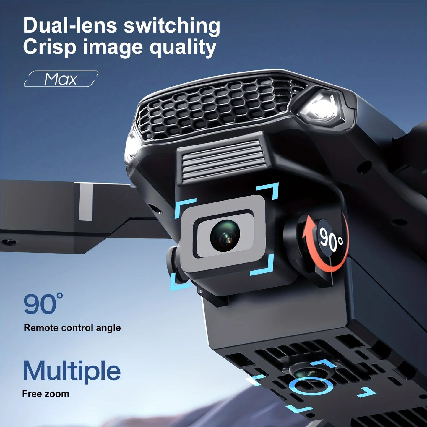 Foldable Drone With Dual Cameras 8K Screen Return To Home