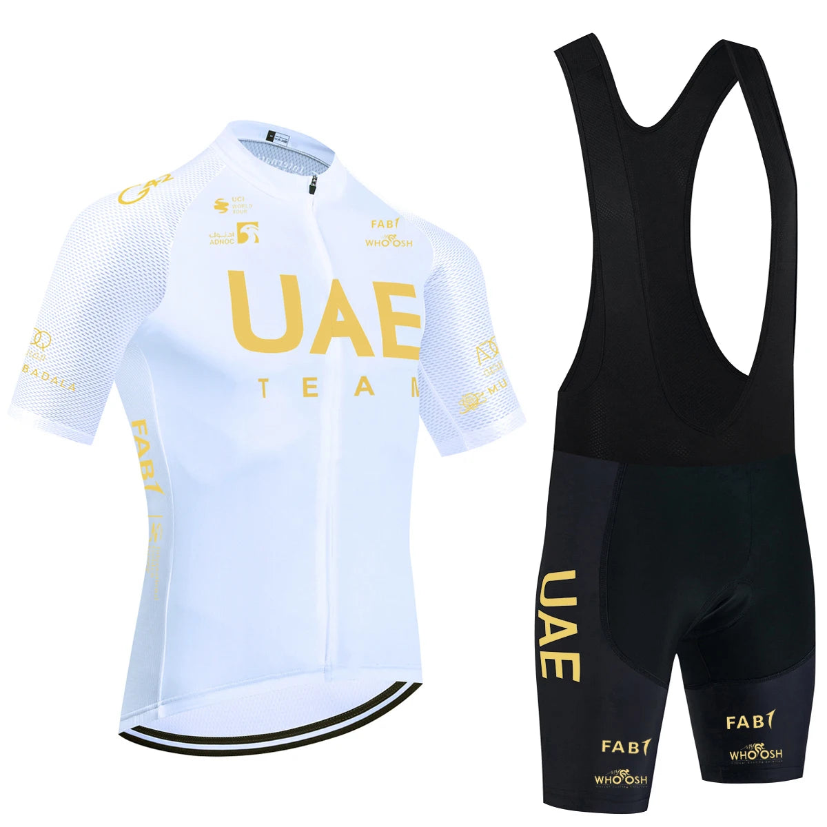 UAE Cycling Maillot Jersey Shorts Set For Men And Women