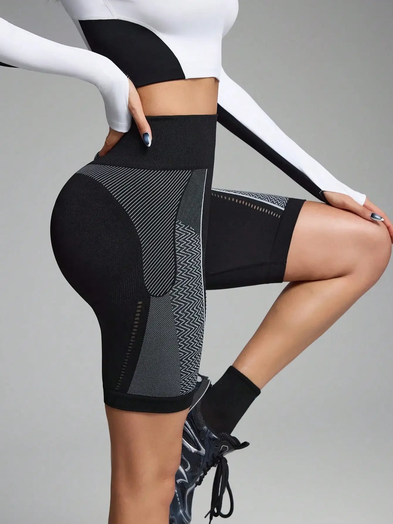 Seamless Workout Shorts For Women High Waisted Biker Style Athleisure