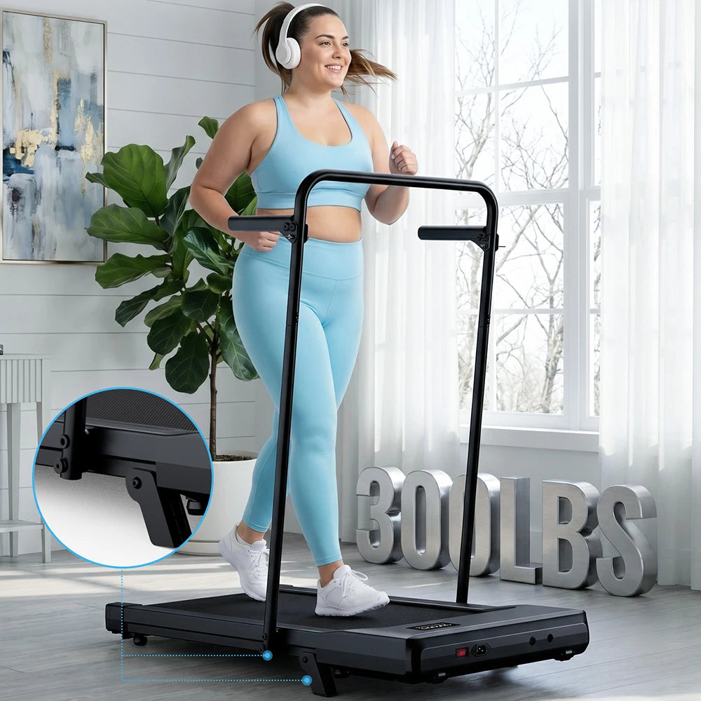 Superun Folding Treadmill With Incline For Home Walking And Running