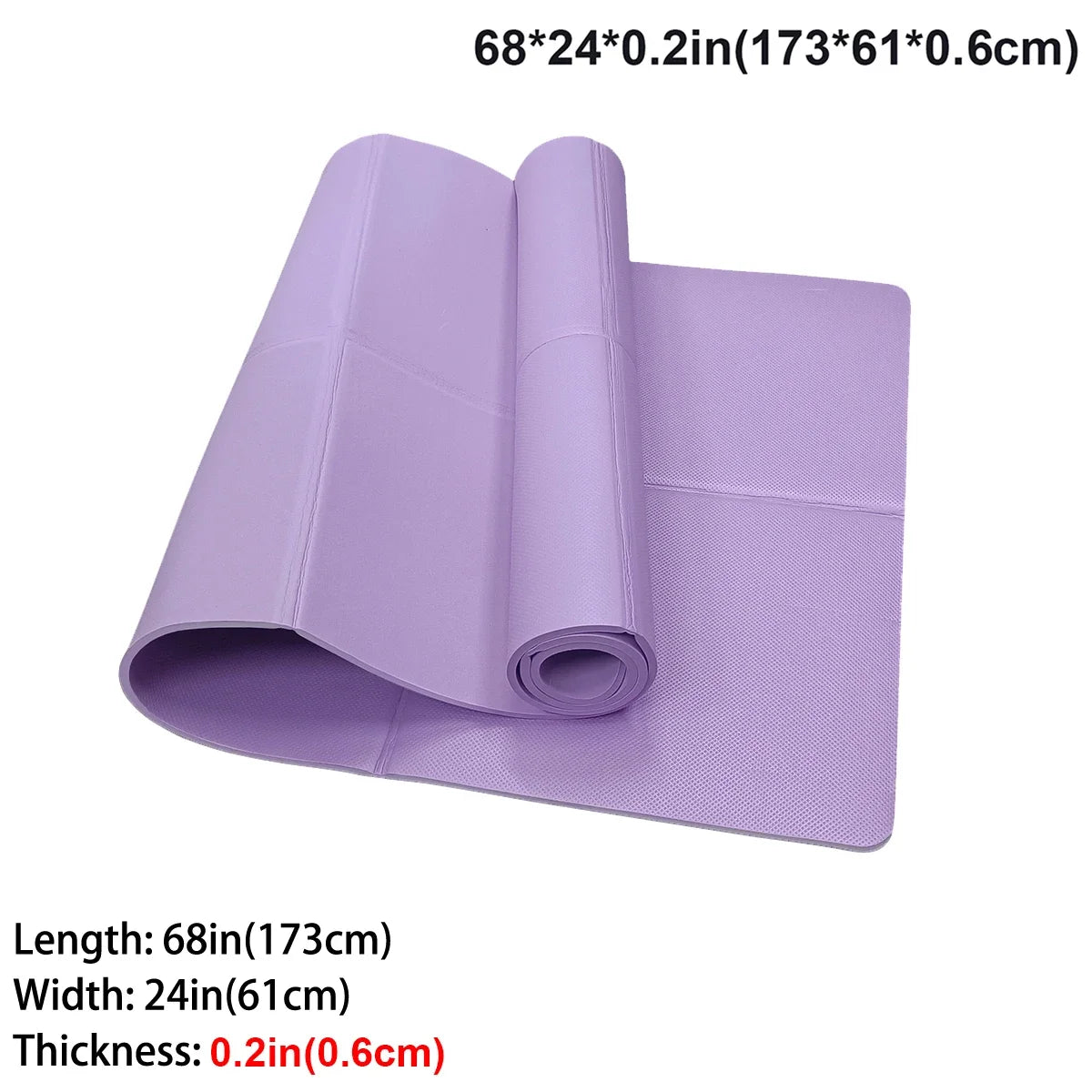 Eco Friendly Foldable Yoga Mat For Travel And Home Workouts