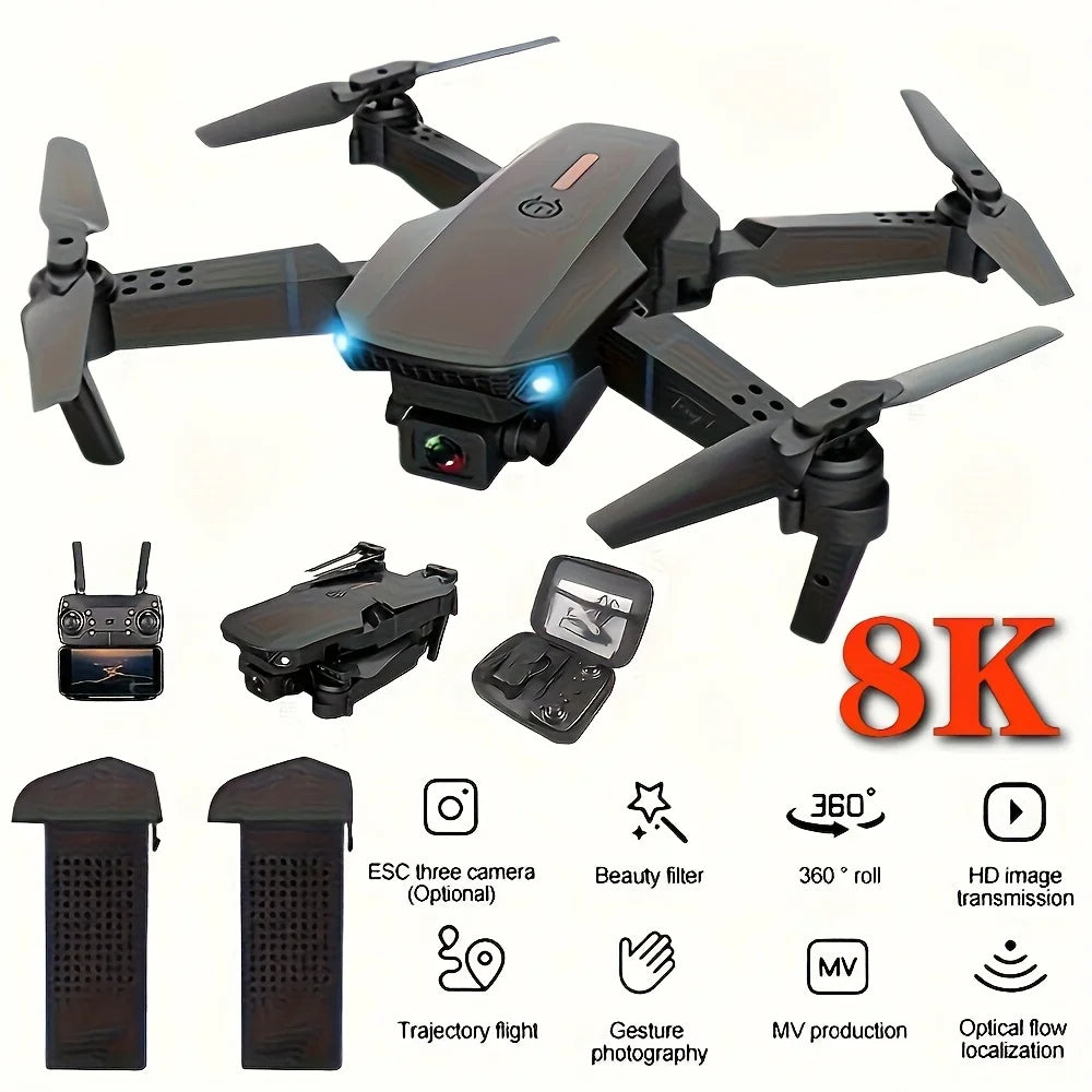 Foldable Drone With Dual Cameras 8K Screen Return To Home