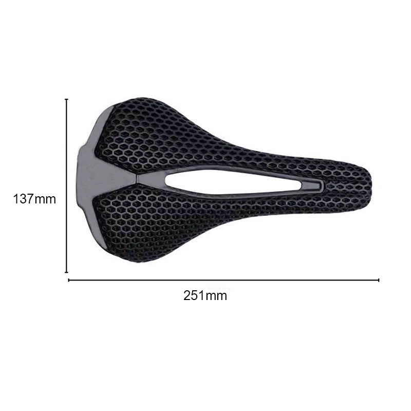 Ultralight 3D Printed Carbon Bicycle Saddle For MTB Road Bikes