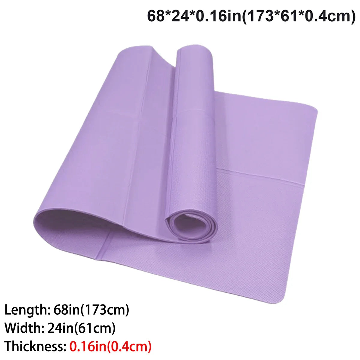 Eco Friendly Foldable Yoga Mat For Travel And Home Workouts