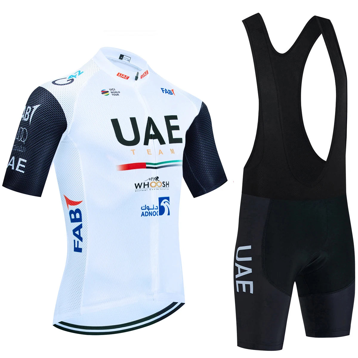 UAE Cycling Maillot Jersey Shorts Set For Men And Women