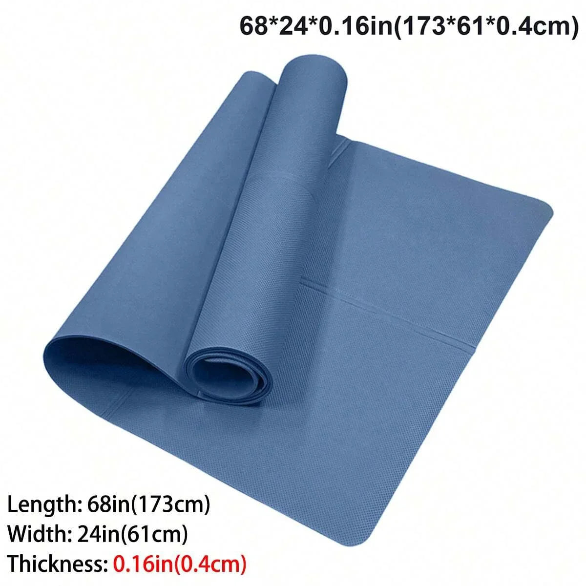 Eco Friendly Foldable Yoga Mat For Travel And Home Workouts