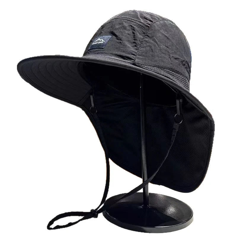 Summer Sun Hat for Man Woman Hiking Camping Fishing Hat UV Protection Sunscreen Hat Outdoor Breathable Fisherman Sun Cap