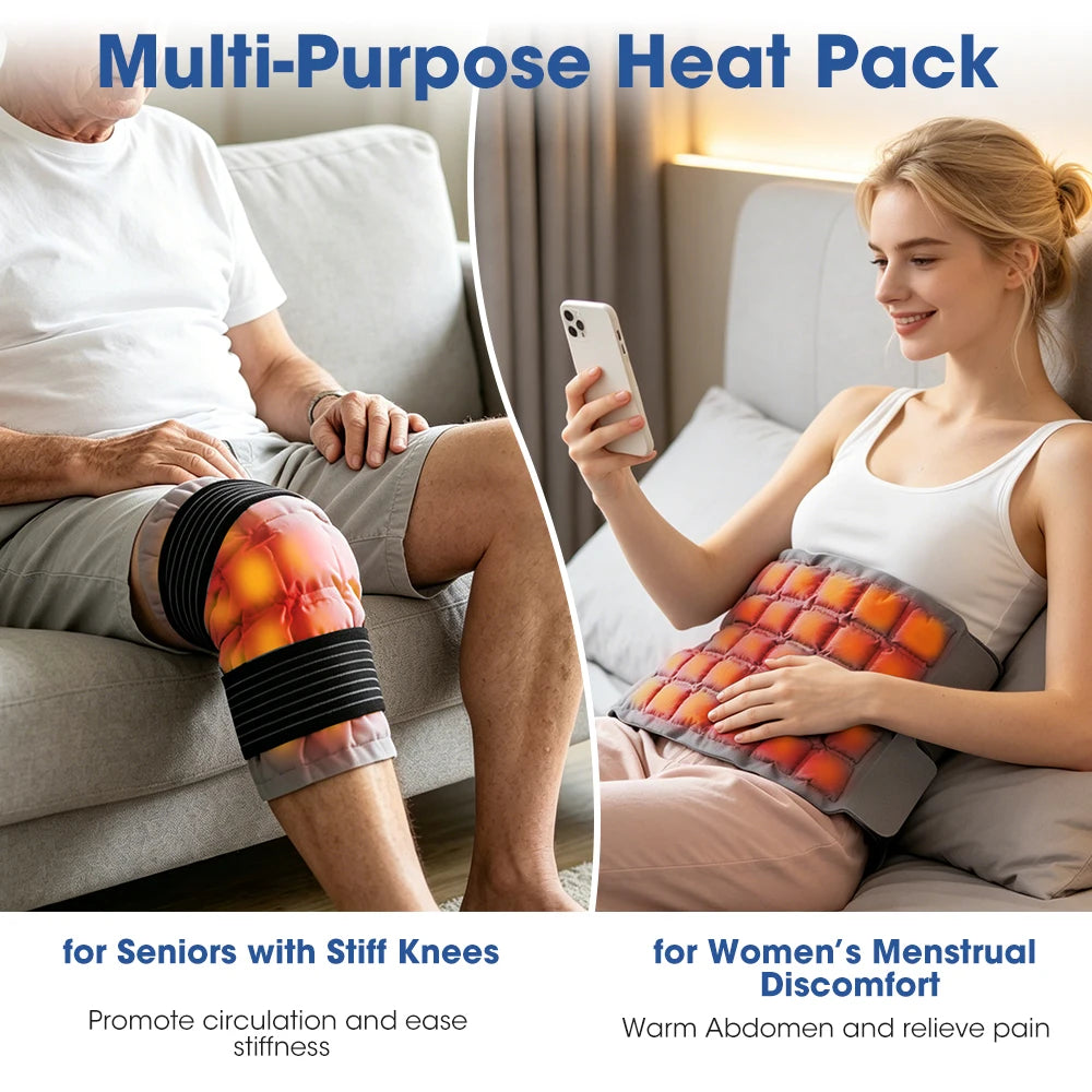 New Portable Knee Ice Pack Wrap Reusable Cold Pack Wrap Hot Cold Compress 360° Wrap Design Physical Cooling Foot Care Tools