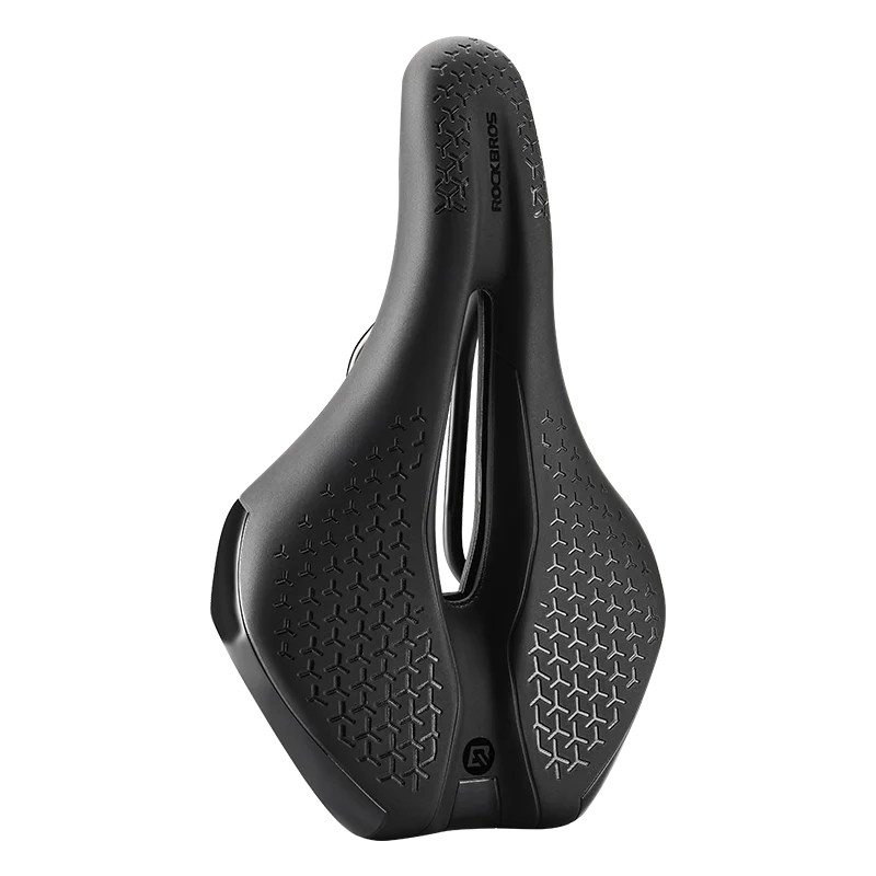 ROCKBROS Local Ship Bicycle Saddle Hollow Breathable Shockproof Cycling Seat PU Non-Slip Leather Cushion Lightweight Bike Saddle