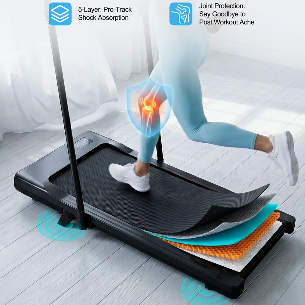 Superun Folding Treadmill With Incline For Home Walking And Running