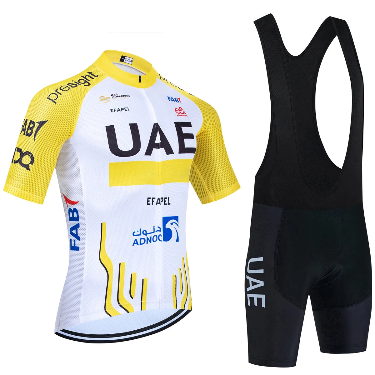 UAE Cycling Maillot Jersey Shorts Set For Men And Women