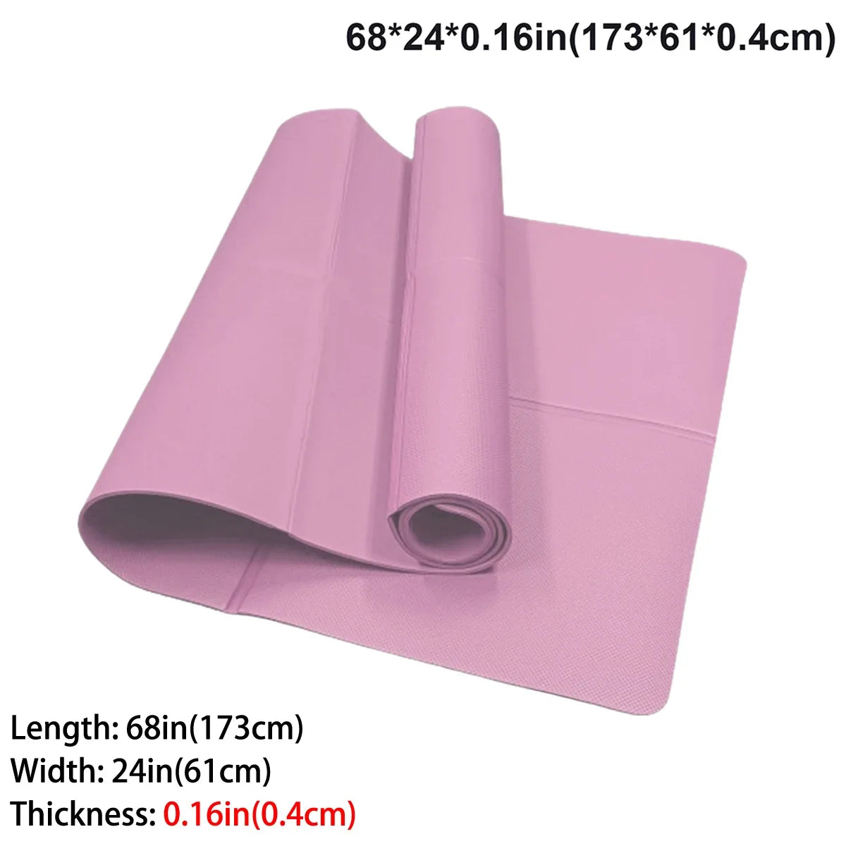 Eco Friendly Foldable Yoga Mat For Travel And Home Workouts
