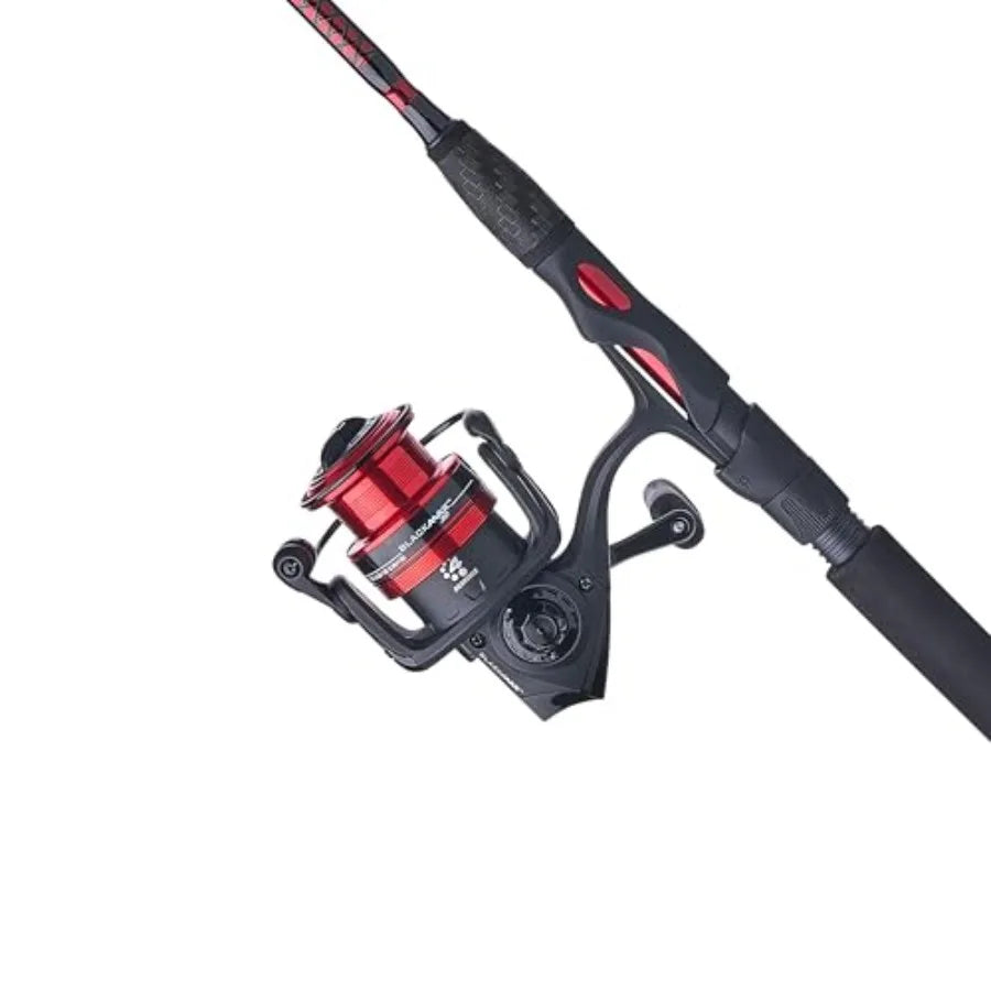 Carbon Walleye Spinning Reel and Fishing Rod Combo