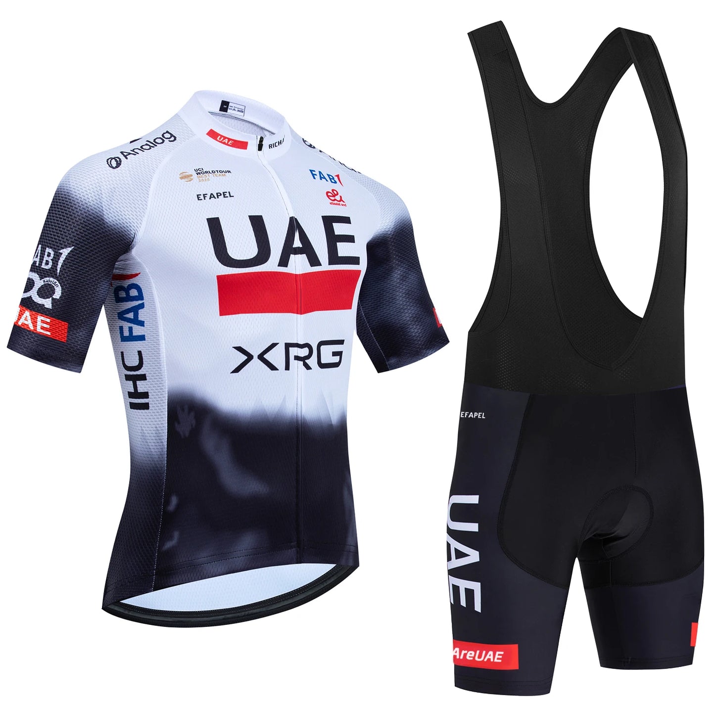 UAE Cycling Maillot Jersey Shorts Set For Men And Women