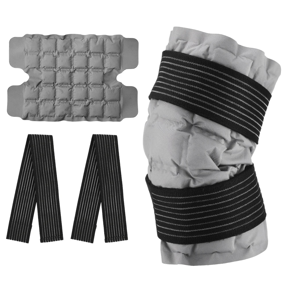 New Portable Knee Ice Pack Wrap Reusable Cold Pack Wrap Hot Cold Compress 360° Wrap Design Physical Cooling Foot Care Tools