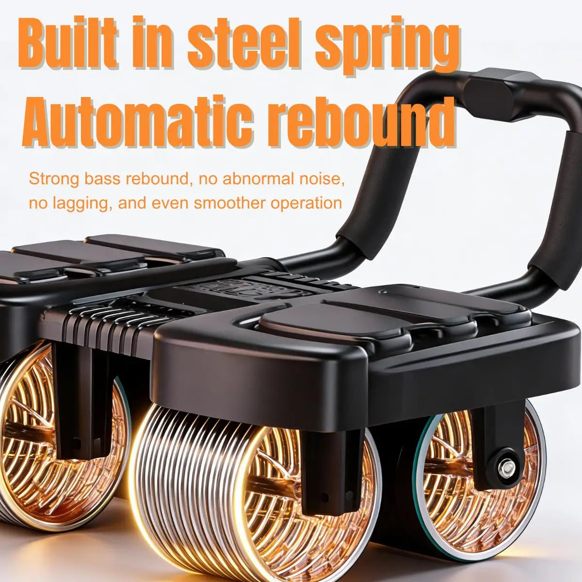 Ab Wheel Roller With Elbow Support And Knee Mat For Core Workout
