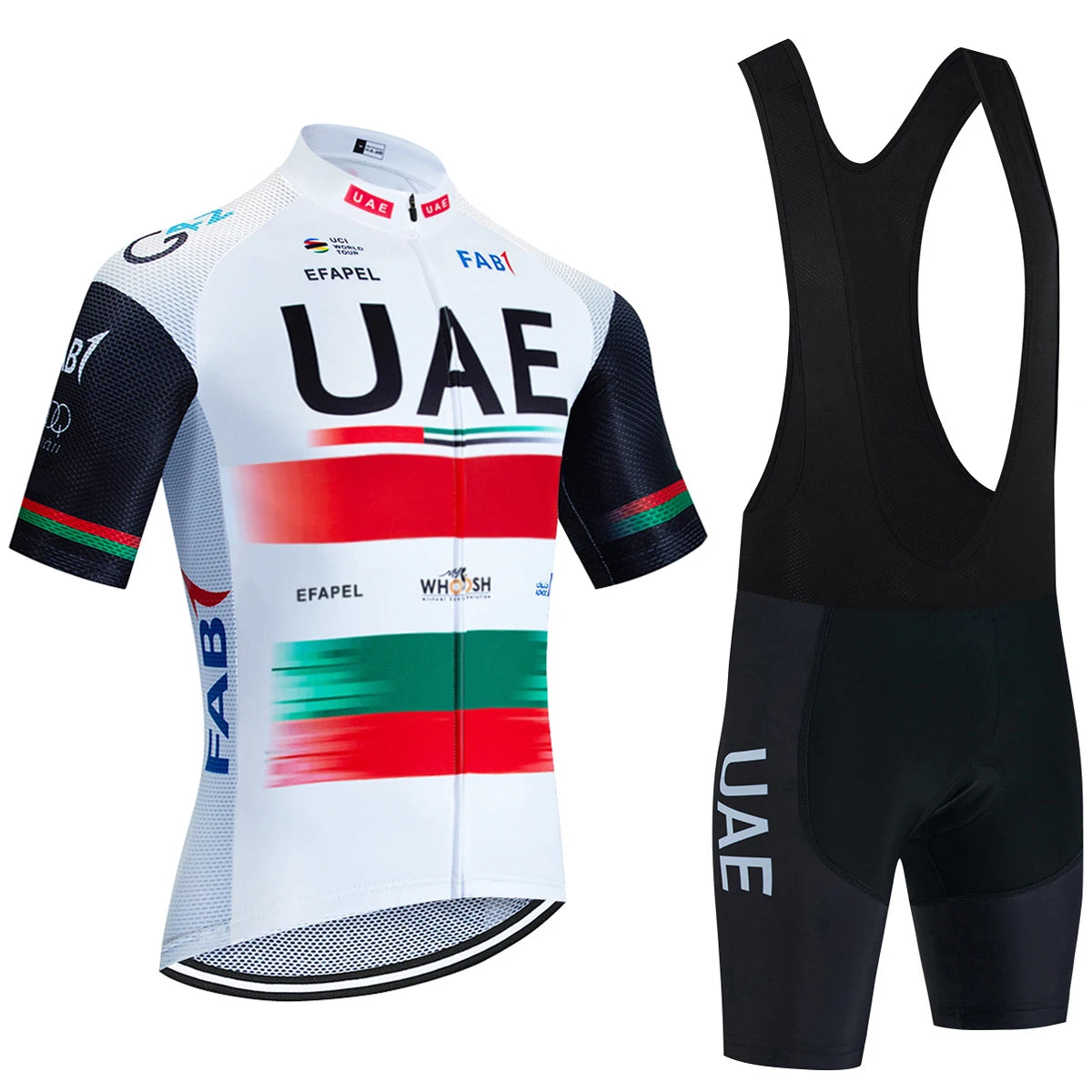 UAE Cycling Maillot Jersey Shorts Set For Men And Women