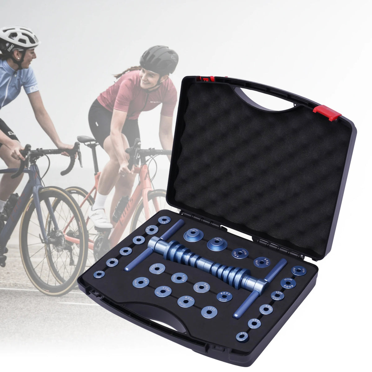 Bicycle Wheels/Hub Bearing Installation Press Set, Bike Soft Tail Frame Turning Point Bearing Installation Tool