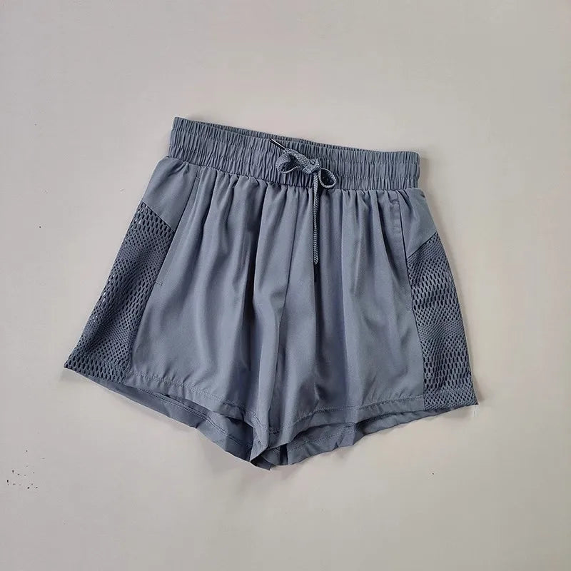 Womens Quick Dry Sports Shorts With Pockets For Running