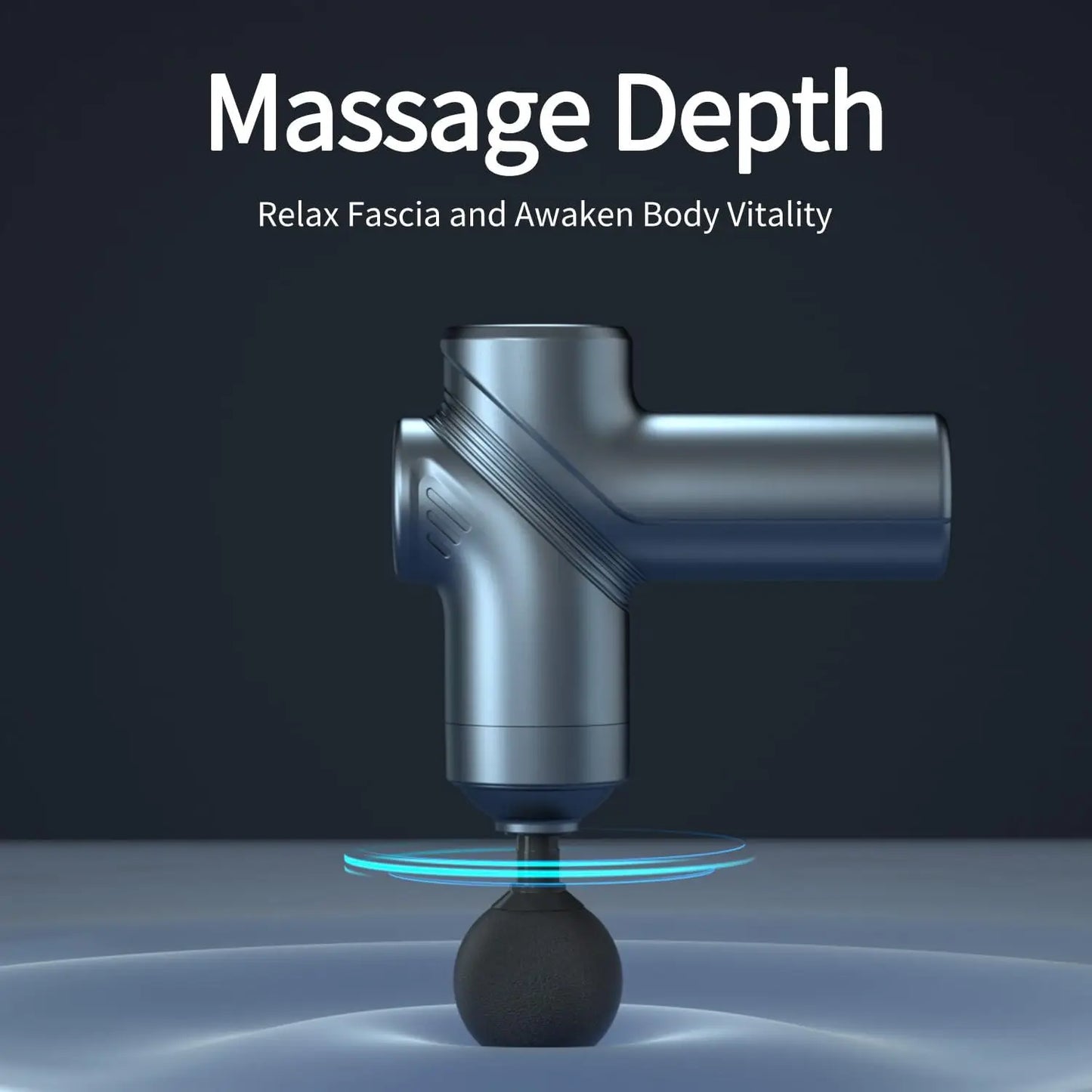 LEERCON Mini Muscle Massage Gun Deep Tissue, Silent Brushless Motor and Portable Massage Gun with 4 Interchangeable Heads for Deep Muscle Relief and Relaxation, Dropshipping Relax Gift for Women Men
