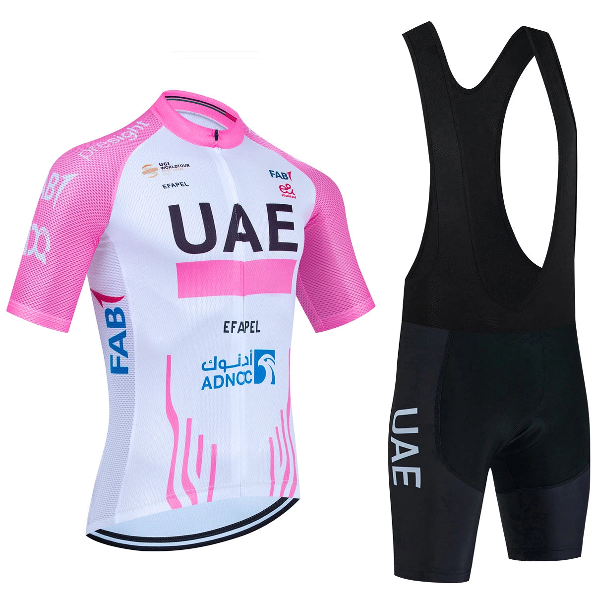 UAE Cycling Maillot Jersey Shorts Set For Men And Women
