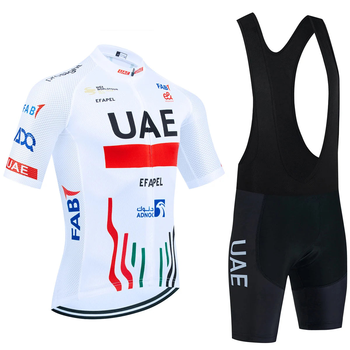 UAE Cycling Maillot Jersey Shorts Set For Men And Women