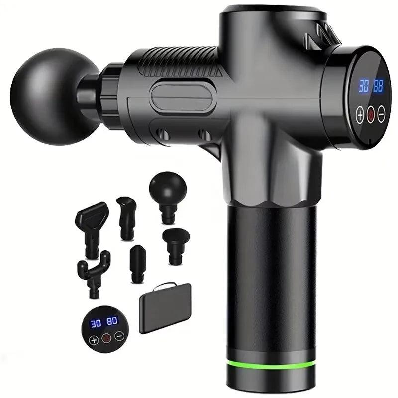 Massage Gun Fascia Deep Muscle Relax Body Neck Massager Electric Fitness Equipment Noise Reduction Male Female