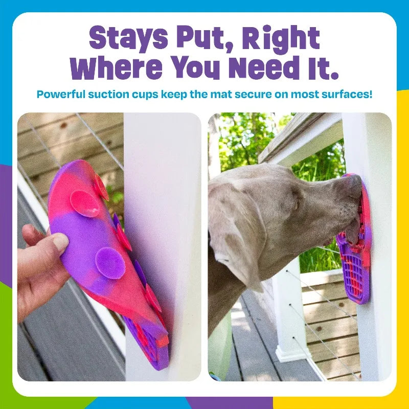 Pup Cone Lick Mat, Enrichment and Interactive Dog Toys