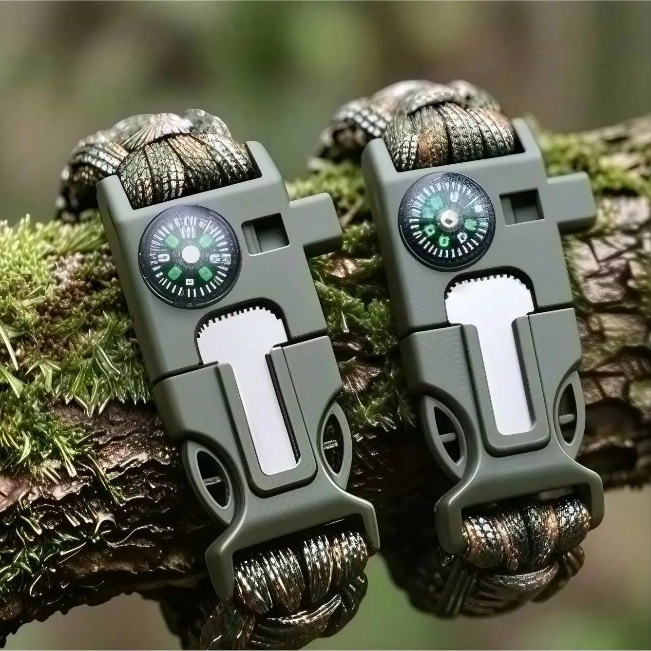 Ultimate Outdoor Adventure Paracord Bracelet Multi Functional Survival Tool With Built In Compass And Flint Starter Portable Safety Gear For Outdoor Camping Traveling And Scouting Activities