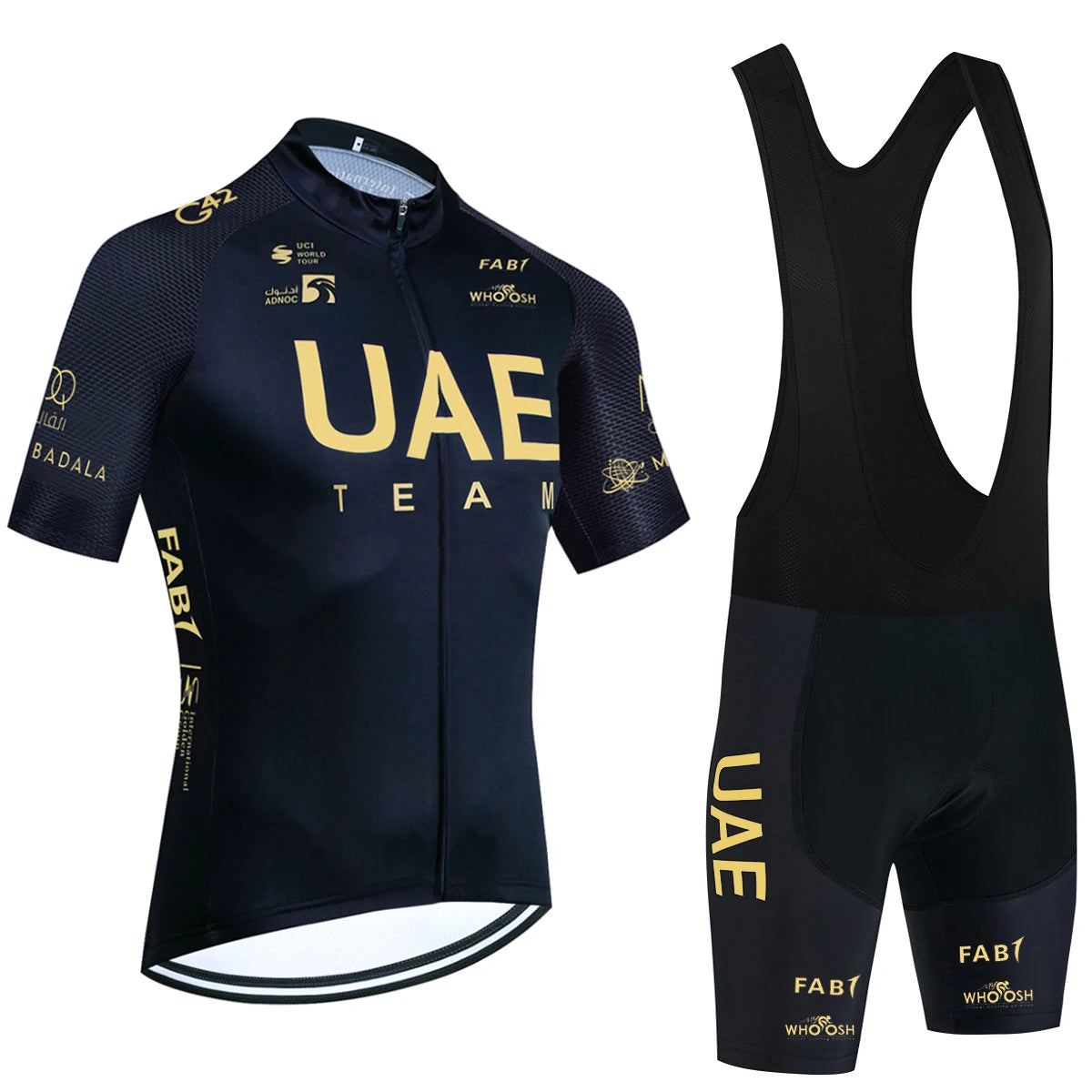 UAE Cycling Maillot Jersey Shorts Set For Men And Women
