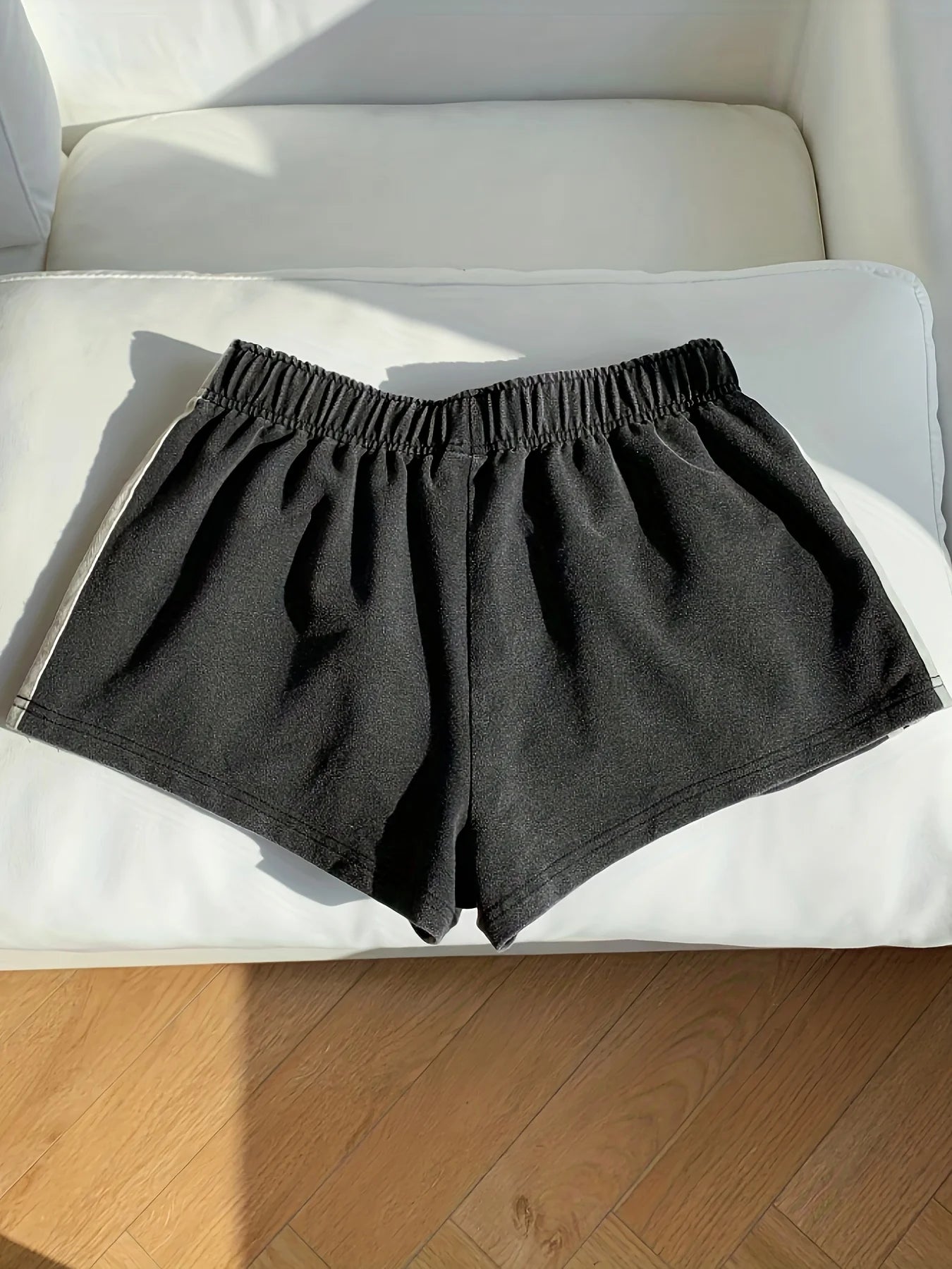 Drawstring Sports Shorts Women Athleisure Comfort Fit All Season