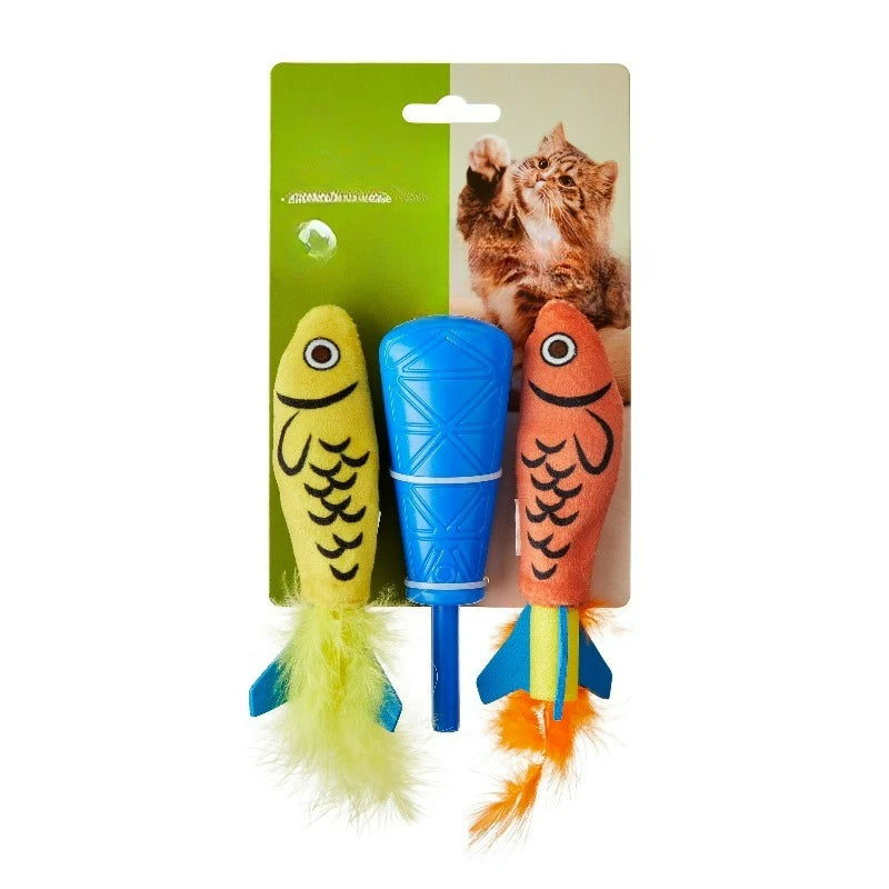 Sardine Explosion Catnip Interactive Cat Toy Set, 3 Pieces