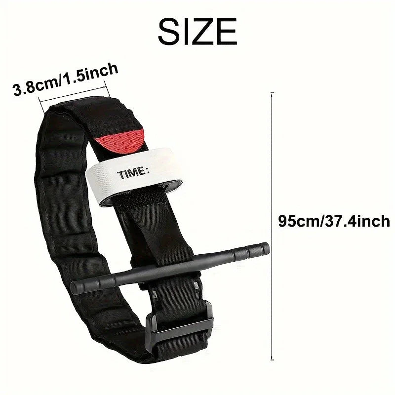 95cm 10pcs/set Emergency Belt Tourniquet Adjustment Buckle Medical Survival Combat Tactical Tourniquets Outdoor Exploration